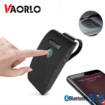 VAORLO Traadita Auto Bluetooth V5.0 Bluetooth Käed-Vabad Autovarustus Juhtmevaba Bluetooth Kõlar, Telefoni Päikesesirm Clip Valjuhääldi
