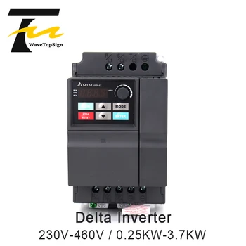 Originaal Delta Inverter VFD-EL VFD002/037/004/007/015/022 EL43A EL21A/230V 460V 0,2 KW 3.7 KW