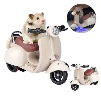Hamster Stunt Mootorratas Hamster Mänguasjad 360 Kraadi Mänguasi Elektrilised Pet Roller Kerge Muusika Pöörleva Kingitused Supp I7n1