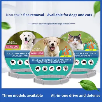 Uus 8 Kuu Flea & Tick Ennetamise Krae Perro Kassid Koera Rakmed Sääski Tõrjuv Krae Putukad, Sääsed Pet Products