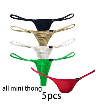mikro rihmad meestele seksikas t-back g-stringid undwear mini nahkrihm