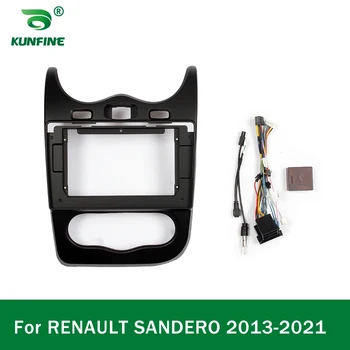 Auto GPS Navigation Stereo RENAULT SANDERO 2013-2021 Raadio Fascias Paneeli Raam Sobib 2Din 10.1 tollise Kriips headunit ekraan