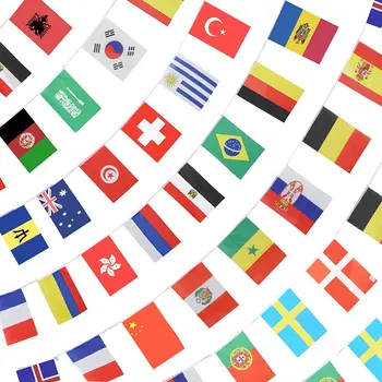 24tk Hot-Euroopa Riikides (Euro Cup Riigi Lipu all, Tsiitsitaja Riigi String Flag Banner Sündmus Jalgpalli Vanikud Kvaliteedi String Lipp