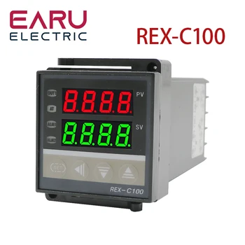 REX-C100 PID Intelligentne Temperatuuri Kontroller Universaalne REX-C100 Termostaat NSV Relee väljund Universaalne PR PT 100 J Sisendi Tüüp