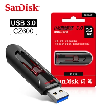 SanDisk 100% CZ600 USB Flash Drive-usb flash-USB 3.0 Pen drive 16GB 32GB 64GB 128GB Kinni pendrive 3.0 Ketas kkel usb high speed