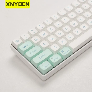 Xnyocn Profiili XDA Ice Crystal Mint Keycaps PBT Värvi-Sub inglise 135 võtmed DIY Paigutus Mehaaniline Klaviatuur Kohandada Peamisi Kork