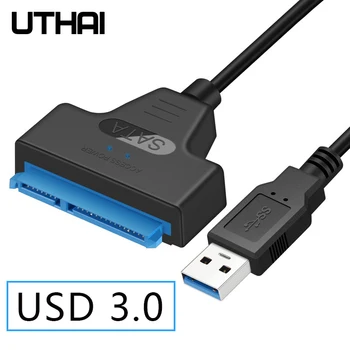 UTHAI T14 SATA Converter Kaabel 2,5 Tolline kõvaketas SSD Adapter HDD Adapter SATA7 + 15pin, et USD3.0 Lihtne Juhtida