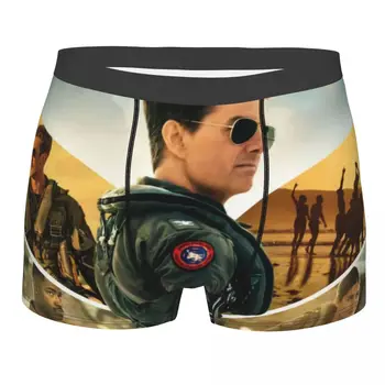 Meeste Mood Top Gun Maverick Tom Cruise TV Movie Aluspesu Bokserid Aluspüksid Meeste Pehmed lühikesed Püksid, Aluspüksid