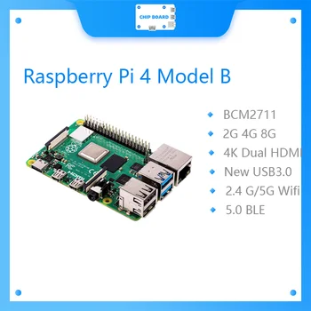 Ametlik Originaal Vaarika Pi-4 Mudel B Dev Board Kit RAM 2G 4G 8G 4 Core CPU 1.5 Ghz, 3 Speeder Kui Pi 3B+