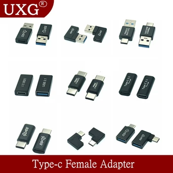 USB-3.1 Mees-Tüüpi-C Female Adapter,USB A-USB-C 3.1 GEN 2 Converter,Toetada kahepoolset 10Gbps Laadimine & Andmed