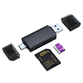 DM-5 in 1 card reader CR023 SD/TF Muldti-kaardi lugeja USB lightning ja micro-usb-liides