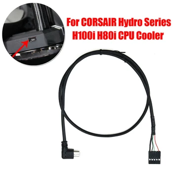 1tk USB Liides CPU Cooler Kaabel CORSAIR Hydro Series H80i H100i H110i H115i Must Plastist 58cm Corsair USB