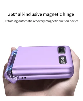 Magnet Hinge Kaitse puhul Samsung Z Juhul Flip Ultra-õhuke Kõik hinnas Põrutuskindel Kate Galaxy Z Flip Case