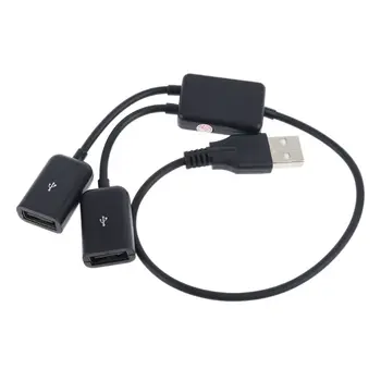 2022 Uus Vastupidav Hub USB OTG Kaabel, High Speed USB 2.0 Mees Double Female Pistik Adapter Converter Juhe Line Traat