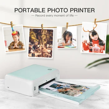 300 Dpi Värviline Foto Kaasaskantav Printer DIY Auto HD Film Multi-suurus ID Fotode Smart Printerit Nutitelefoni Juhtmeta Printimine