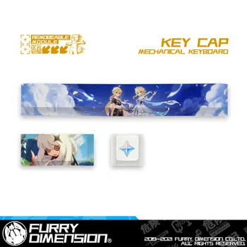 Kawaii Colofull Vedelik Keycap PBT Pool Viis Värvi-Subbed Tühikuklahvi 6.25 U OEM Profiili Space Bar Keycap DIY Mehaaniline Klaviatuur