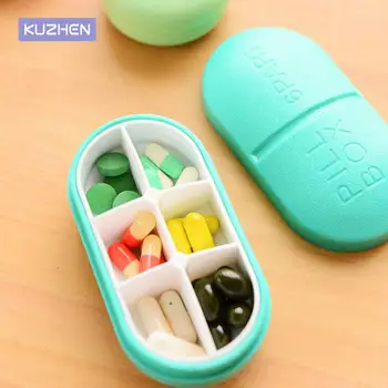 Mini Pill Box Kokkupandav Mahuti Narkootikumide Tablett Ladustamise Reisi Puhul Omanik Mini Armas Plastikust Pill Box Meditsiin Juhul