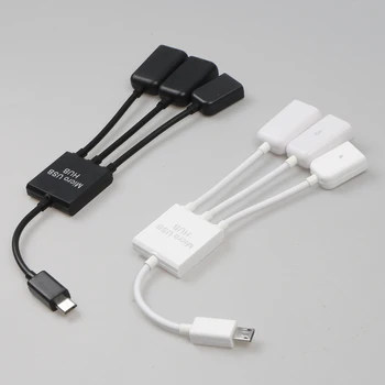 3 in 1 Micro-USB-Toide Laadimine Vastuvõtva OTG Kaabel Hub Adapter Turustaja kiire Laadimine Universal