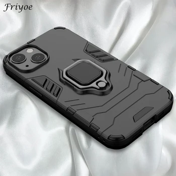 Põrutuskindel Telefon Case For iPhone 13 Mini Pro Max Rõngas Jalg Omanik Coque Jaoks i13 Capa