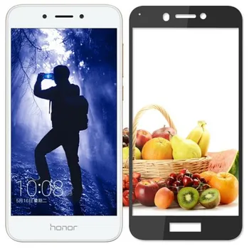 Näiteks Huawei Honor 6A 6A Mängida DLI-TL20R Screen Protector Kuld Must Valge kaardivägi kaitsekile Täielikult Karastatud Klaasist Kate