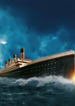 Titanic ART SILK PLAKAT Dekoratiivse Seina maali 24x36inch