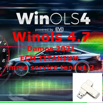2022 HOT Müük WinOLS 4.7 Plugins +2021 Damos +ECM TITANIUM+ immo teenuse vahend v1.2 Kõik Andmed Auto Remont Tarkvara