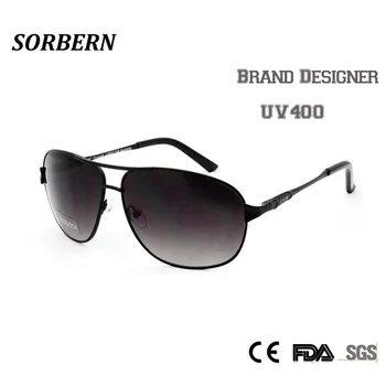 Sorbern Classic Pilot Päikeseprillid Meestele Brändi Disainer päikeseprillid UV400 Kaitse Sõidu Prillid lunette de soleil