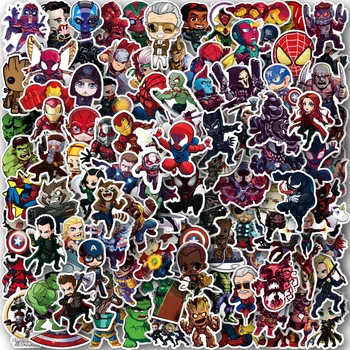 10/30/50/100tk Disney Marvel Avengers Cartoon Kleepsud Sülearvuti Kitarr Pagasi Rula Veekindel Lapsed Kleebis Kleebised