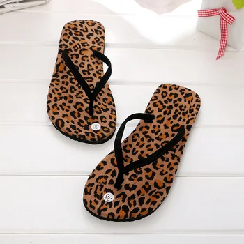 Naiste Kingad Polka Dots Sussid Emane Leopard Printida varbavahed Suvel Daamid Beach Vabaaja Triibuline Sandaalid zapatos de mujer