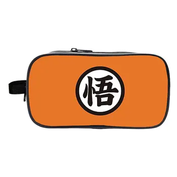 Son Goku Penaali Kahekordne Tõmblukk Pencil Box Kakarotto Pen Kott Rahakoti Käekotti Anime Multifunktsionaalne Lapsele Õpilased Kirjatarvete Kott