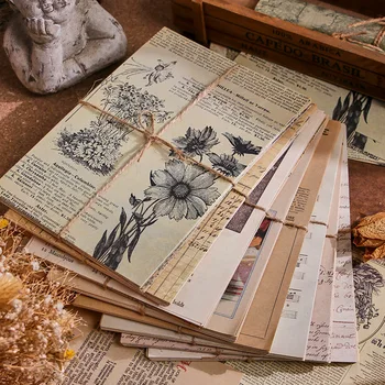 30pcs/palju Memo Pad Materjali Paber vintage inspiratsiooni Raamatu Junk Teataja Scrapbooking kaardi Junk Teataja Taust paber Notepad