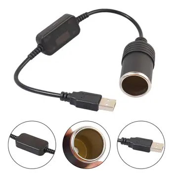 Auto sigaretisüütaja Pesa USB 5V, Et 12V Konverteri Adapter Juhtmega Kontrolleri Pistik Pistiku Adapter Auto Interjööri Aksessuaarid