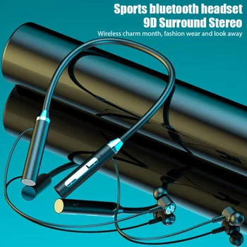 Fone Bluetooth Kõrvaklapid Juhtmeta Kõrvaklapid Magnet Sport Kaelus Kaela-rippuvad TWS Earbuds Traadita Blutooth Headset koos Mic
