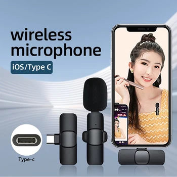 Traadita Rinnamikrofon Mikrofon MINI MIC iPhone Huawei Xiaomi Mobile mobiili Streaming Blogger, Youtube Tik Tok Salvestamine
