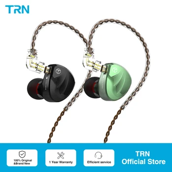 TRN BA8 16BA Juhi Üksuse Ear Kõrvaklapid 18 Tasakaalustatud Amarture HIFI DJ Monitor Kõrvaklapid Earbuds Koos QDC Kaabel 3,5 mm liides