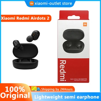 Algne Xiaomi Redmi Airdots 2 Kõrvaklappide Tws Traadita Bluetooth-Gaming Headset AI Kontrolli Mi Earbuds Jaoks Dropshipping S