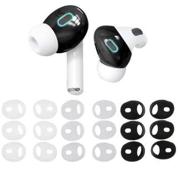 6tk Silikoonist In-Ear Bluetooth-ühilduvad Kõrvaklapid Jaoks Airpods Pro 2 Hõlmab Kõrva Mütsid Padjad Bud Earbuds Eartips