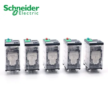Schneider electric RXM kääbus plug-in releed koos LED（5pieces）RXM4A 4CO 6A 12 VDC-110 VDC 24 VAC-230 VAC elektromagnetiline