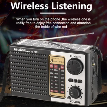 AM-FM-SW Erakorralise Raadio LED Taskulamp Bluetooth-ühilduva 5.0 Multifunktsionaalne Raadio Avarii Taskulamp Raadio Väljas Telkimine