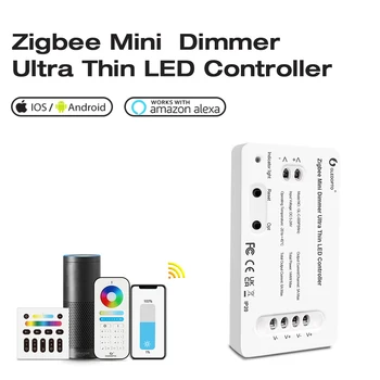 Zigbee Led valguse Triip Controller Mini Led Dimmer, 12v Remote Control Zigbee LED Kontroller controle sem fio