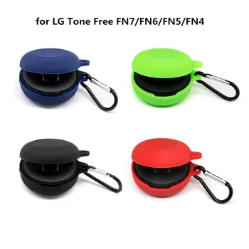 Silikoon Kate Shell Anti-sügisel Kõrvaklappide puhul LG Toon Tasuta FN7/FN6/FN5/FN4 Traadita Bluetooth-ühilduva Earbuds