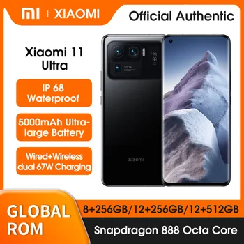 Ülemaailmse ROM Xiaomi Mi 11 Ultra Nutitelefoni 5G 6.81