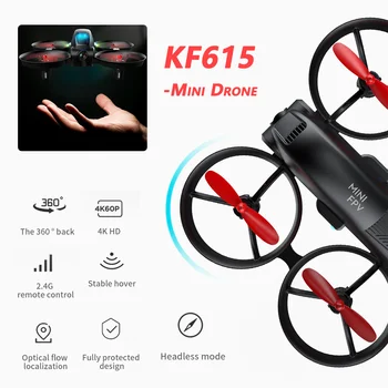 2022 Uus KF615 undamine 4k profesional rc lennuk, helikopter fpv koos 4K HD Dual Kaamera RC-Dron RC Quadcopter mänguasjad poistele MIni dron