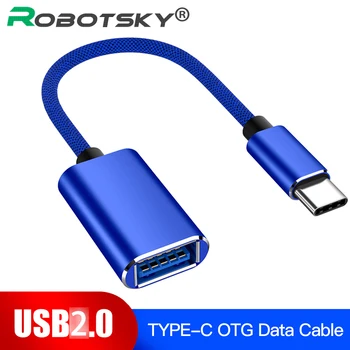 USB-C OTG Kaabli Tüüp-C-Isane USB 2.0 Naine Metallist Converter For Samsung S10 S9 Macbook Xiaomi Mi8 Huawei USB2.0-Liiki-C-OTG