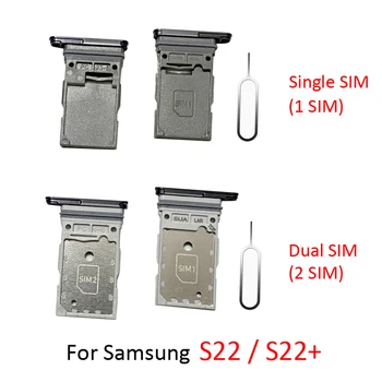 10tk Samsung Galaxy S22 S22+ Originaal Telefoni Uue SIM-kaardi Kiip aluse Pesa Omanik Adapter S22 Pluss Ühe Dual Card Osad