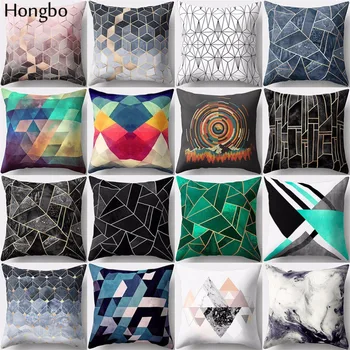 Hongbo 1 Tk Padjapüür Decor Diivan Padi Padjapüür Geomeetriline Muster Padjapüür Home Decor Diivan Iste