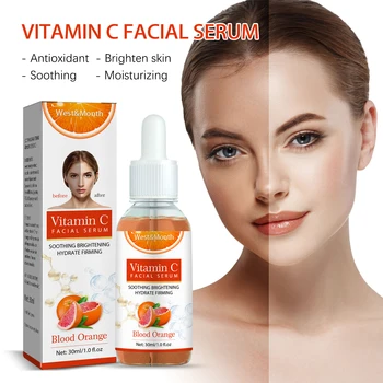 C-Vitamiini Valgendamine Face Serum Hüaluroonhape Näonaha Puhastamiseks Kohapeal Seerumi Dark Spot Remover Kosmeetika Hooldus