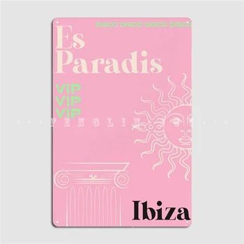 Ibiza Es Paradis Ööklubi Metallist Märk Kino Köök Koobas Pubi Kohandatud Seinamaaling Maali Tina Märk Plakat