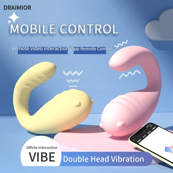 DRAIMIOR Traadita Bluetooth-G-Spot Vibraator Dildo Naistele APPI puldiga Kanda Vibreeriv Muna Clit Naiste Aluspüksid Sugu Mänguasjad
