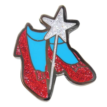 Ruby Sussid Glitter Pin Badge)